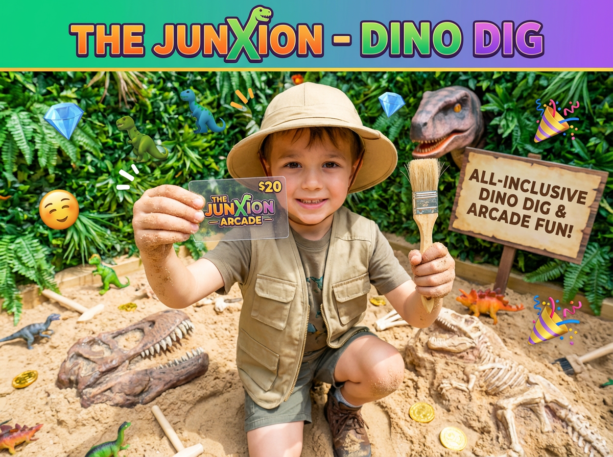 Dino Dig Birthday Party Experience