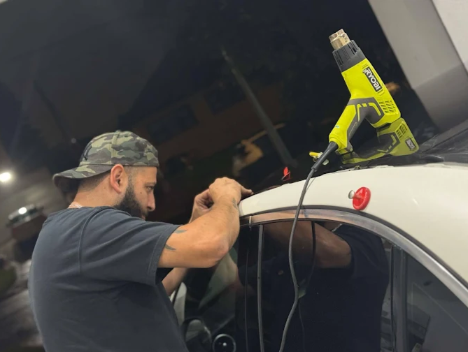 Professional car wrapping