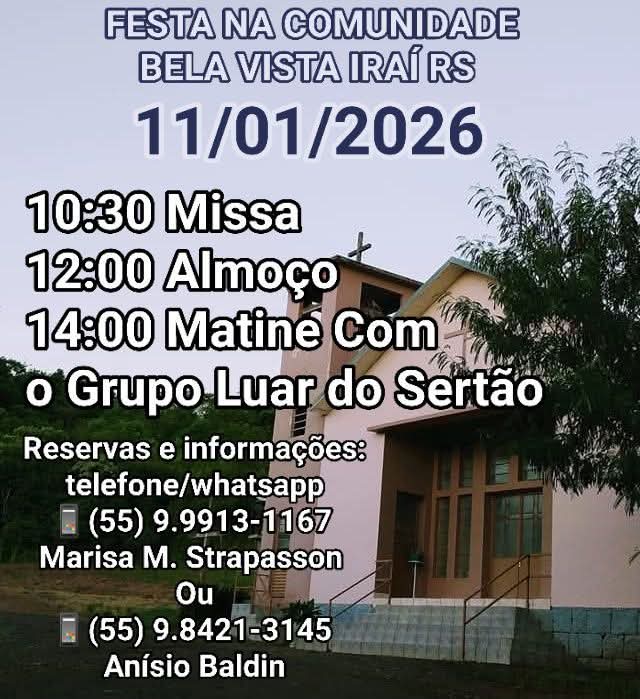 Festivo na Comunidade Bela Vista - 11/01/2026
