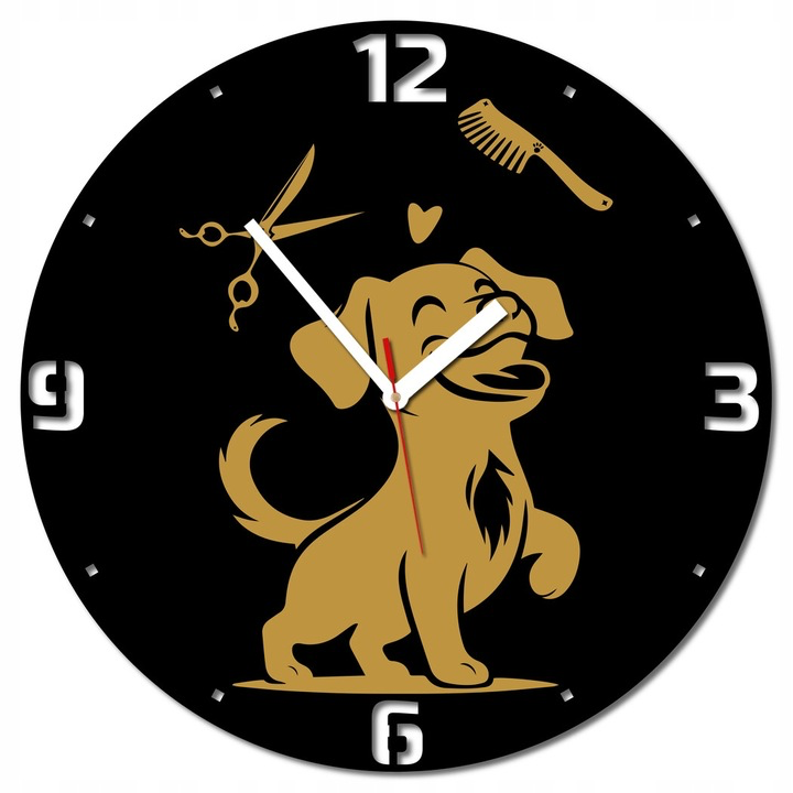 Zegar fryzjer zwierząt groomer