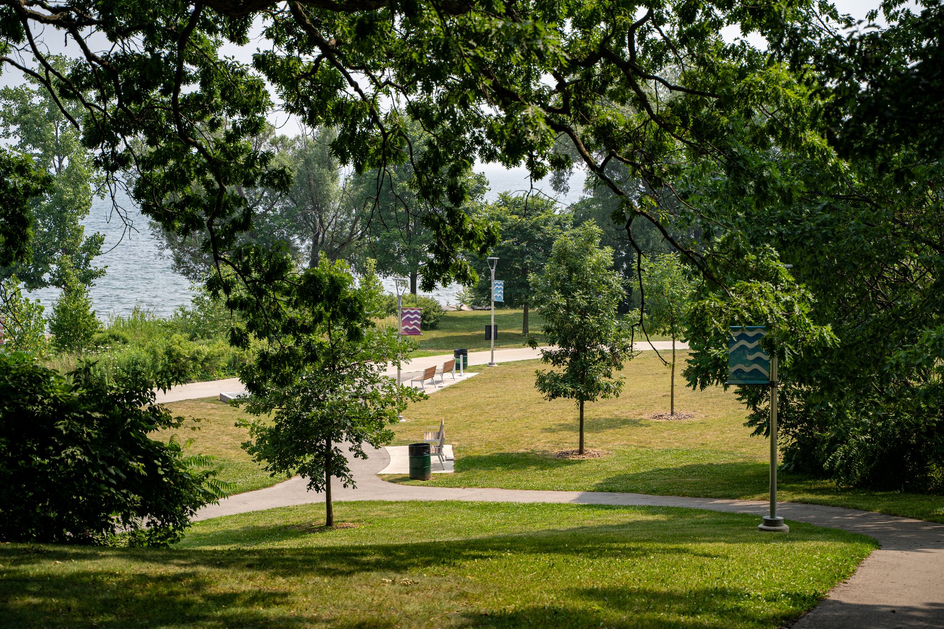 View of Tannery Park in Oakville.