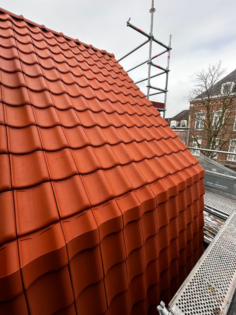 Nieuwe dakpannen Oud Gastel