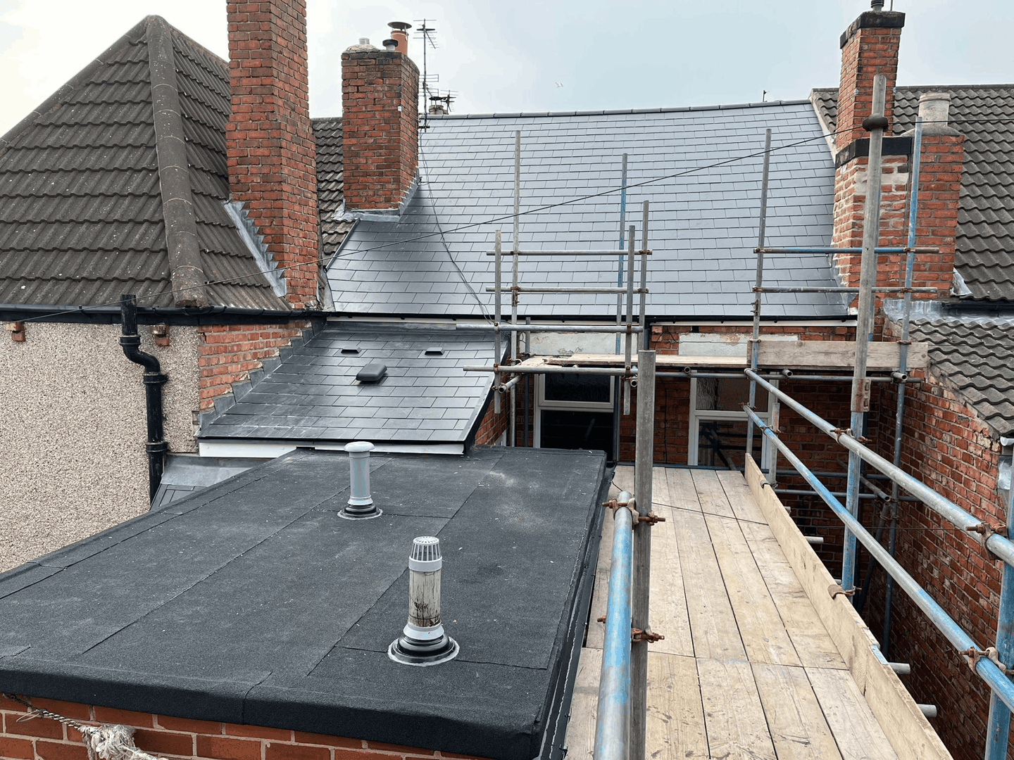 UPVC fascias, soffits and guttering