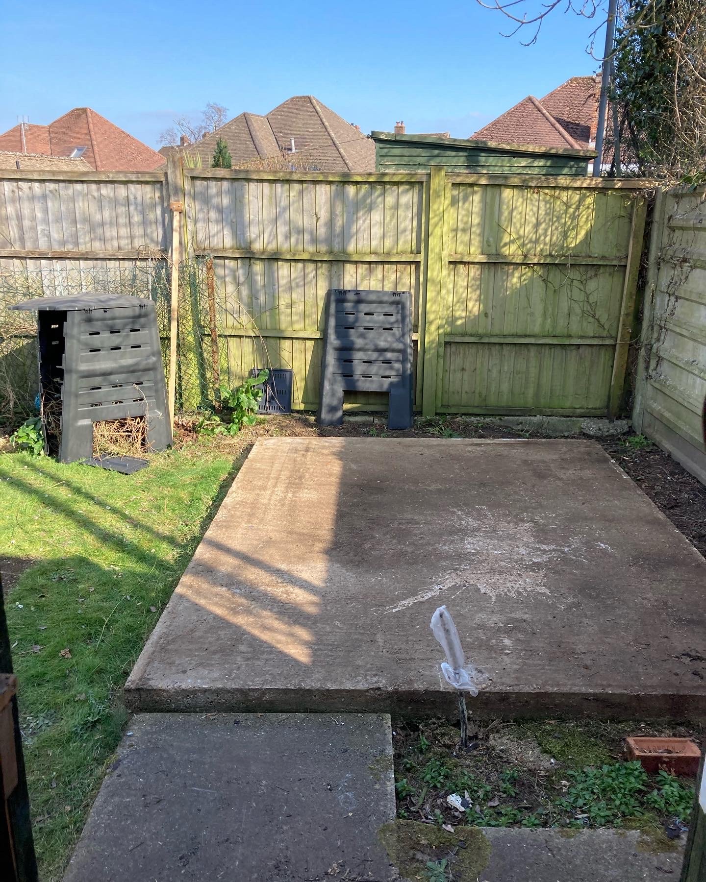 Garage demolition project