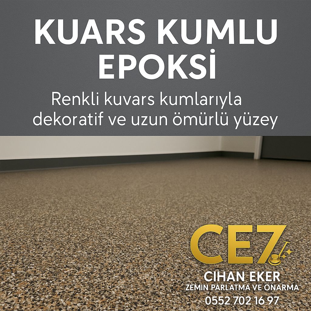 Epoksi zemin kaplama uygulaması