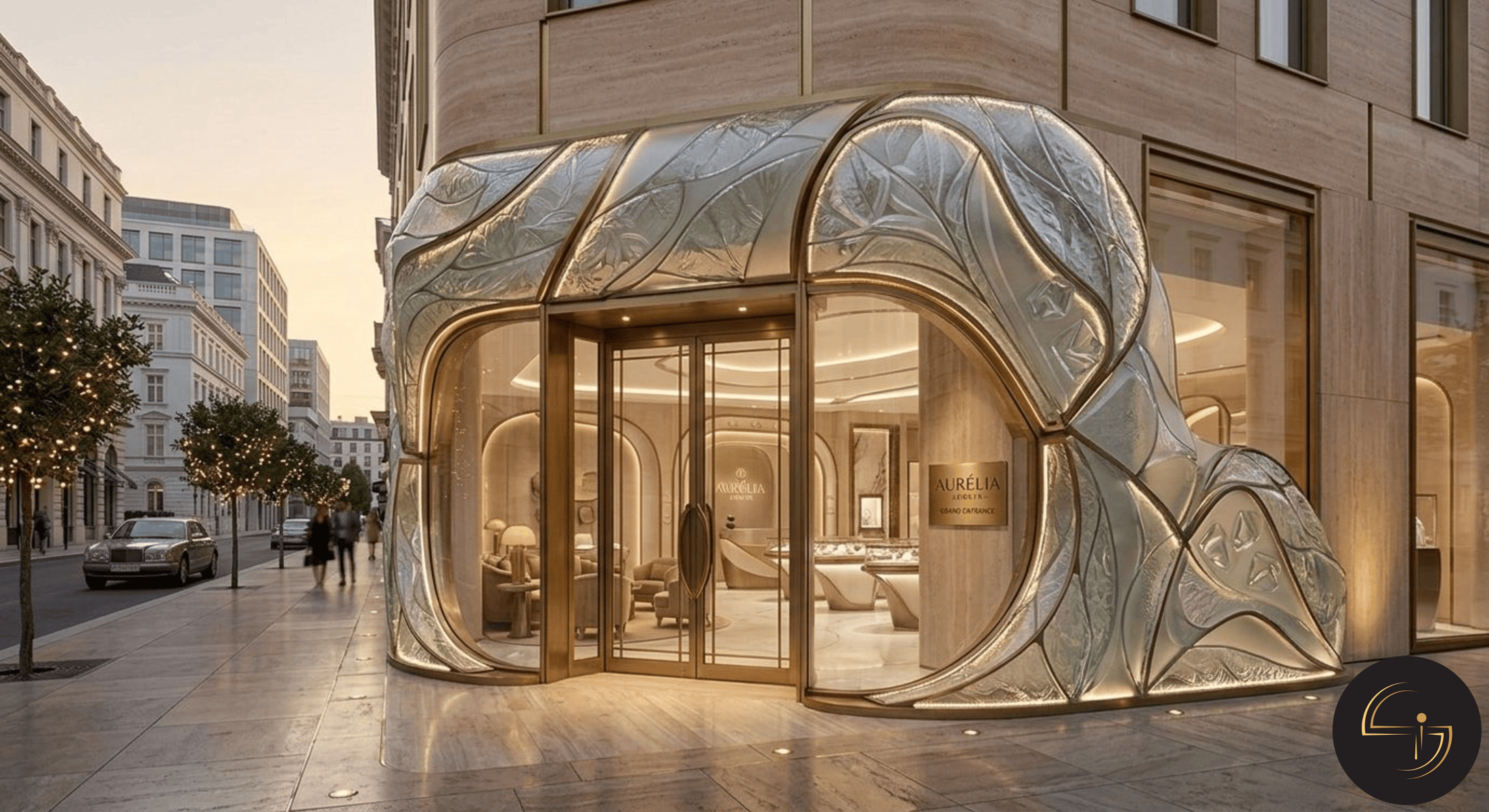 Elegant Jewellery Shop exterior