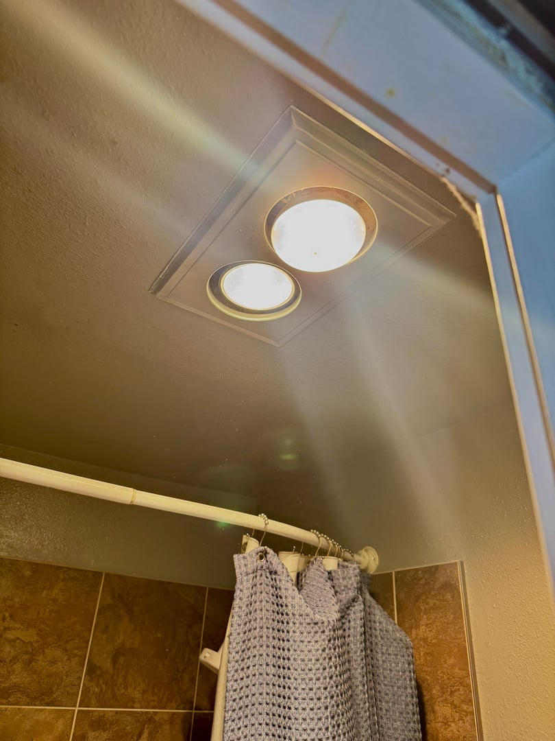 Electrician installing equipment