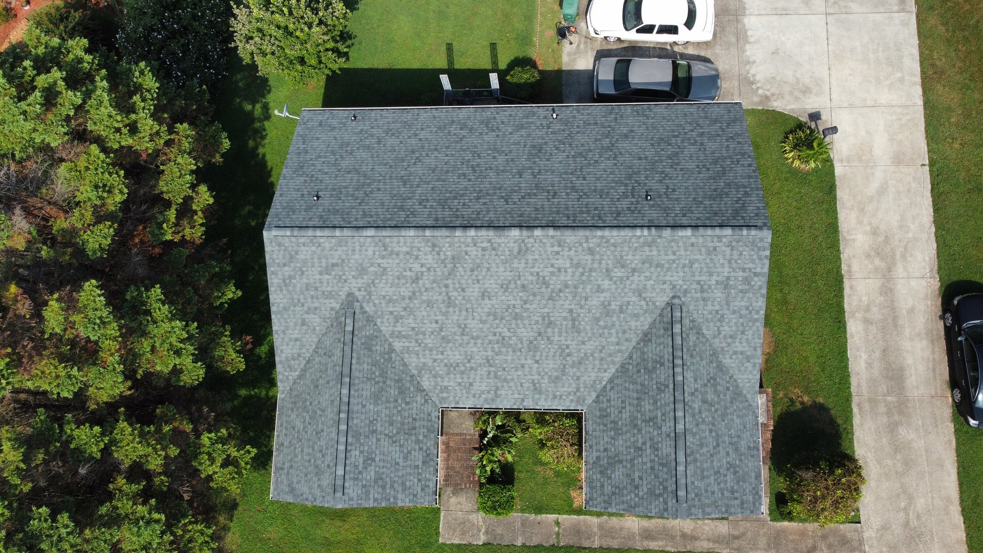Drone roof view August 2025