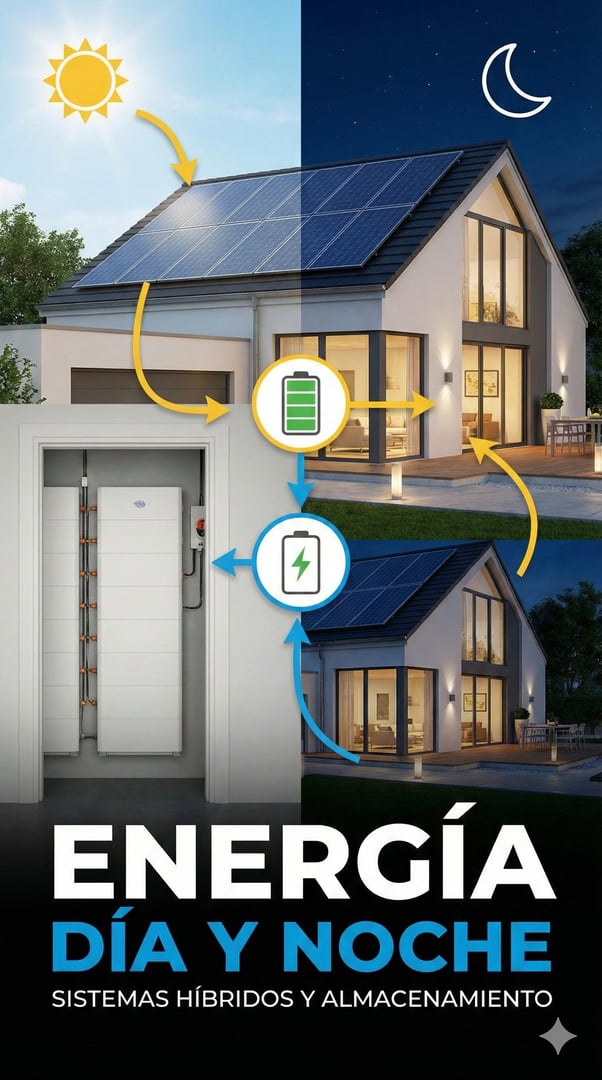 Sistema Solar Híbrido e Interconectado Comparación