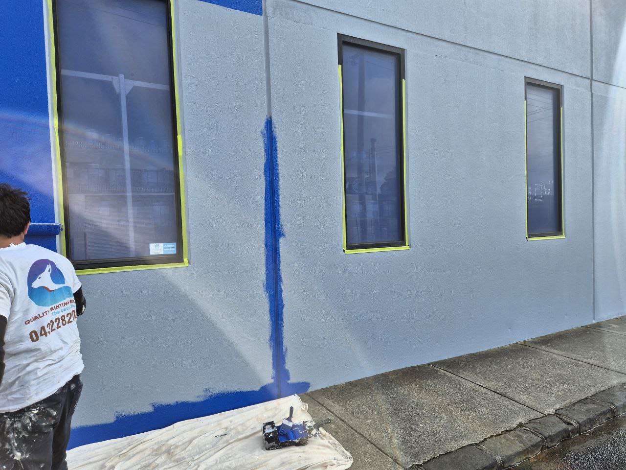 Quality Painting Group professional exterior painting project showcasing expert craftsmanship and weather protection