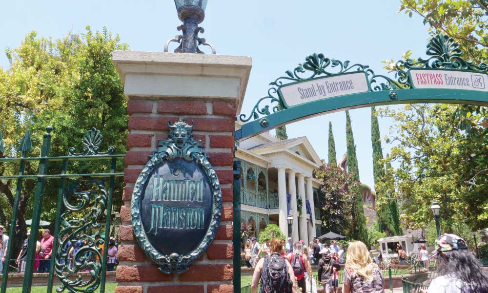 Haunted Mansion entrance