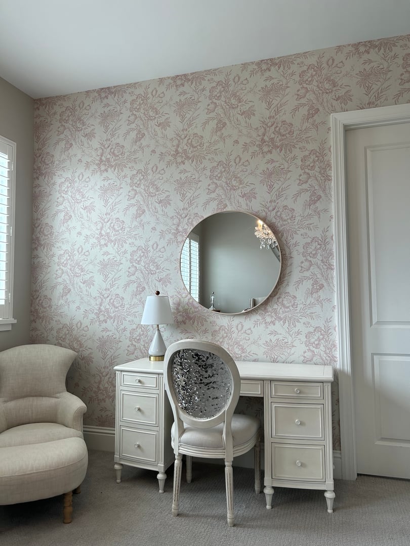 Wallpaper installation project