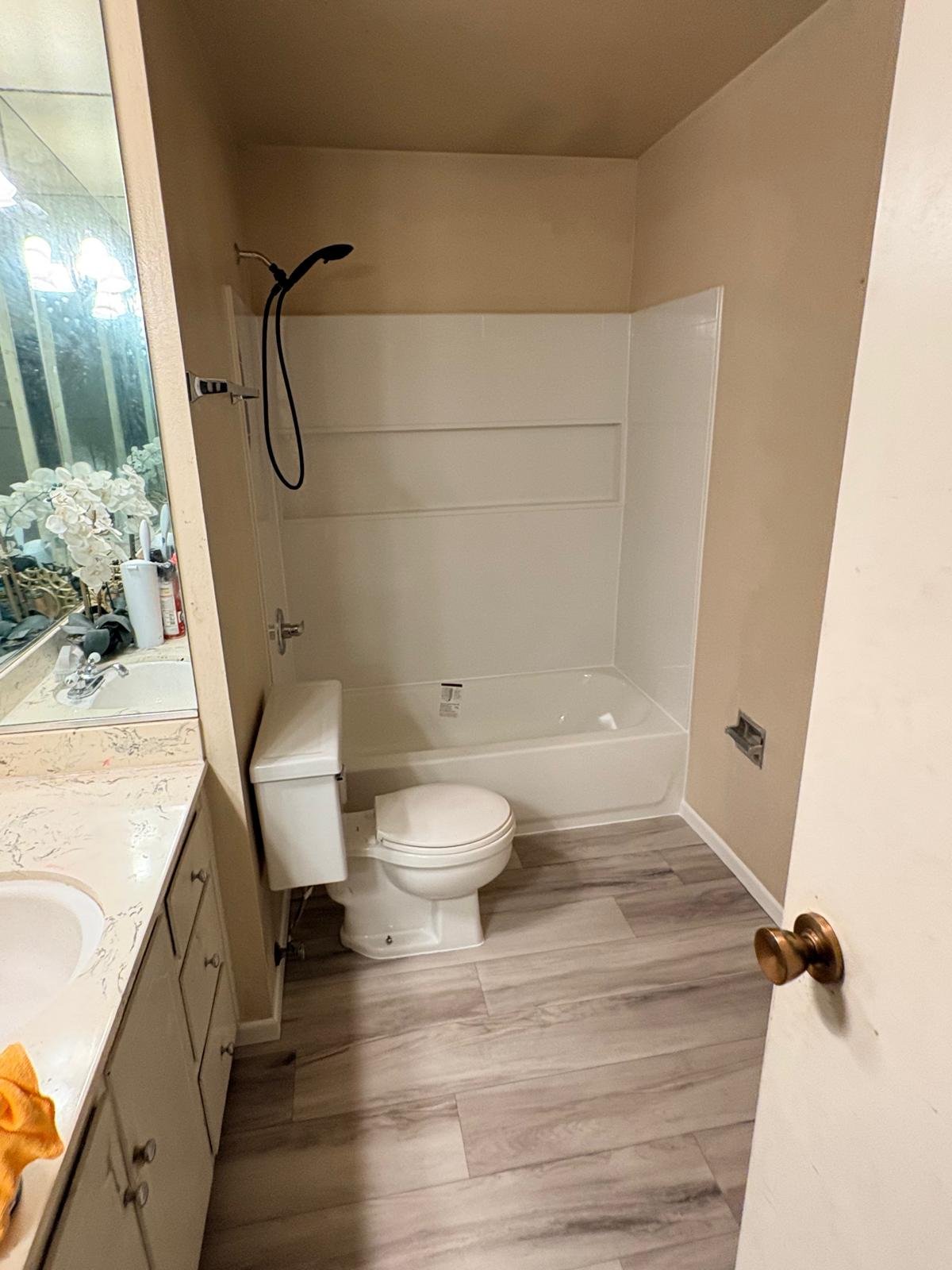 Bath tub and floor remodel part 1