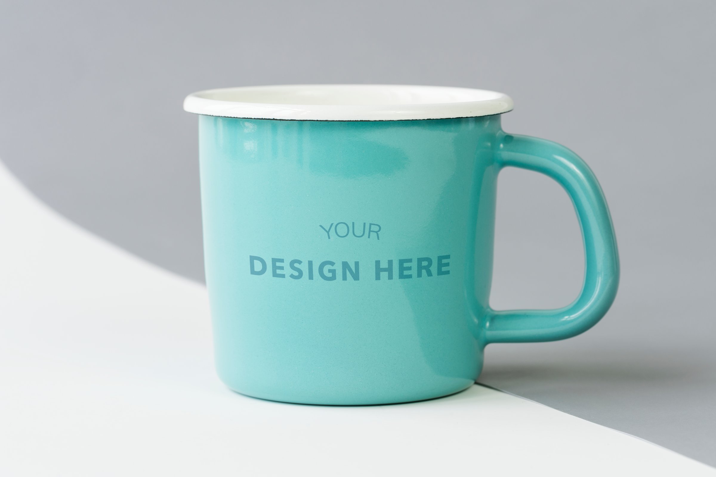 Mug mockup isolated on background