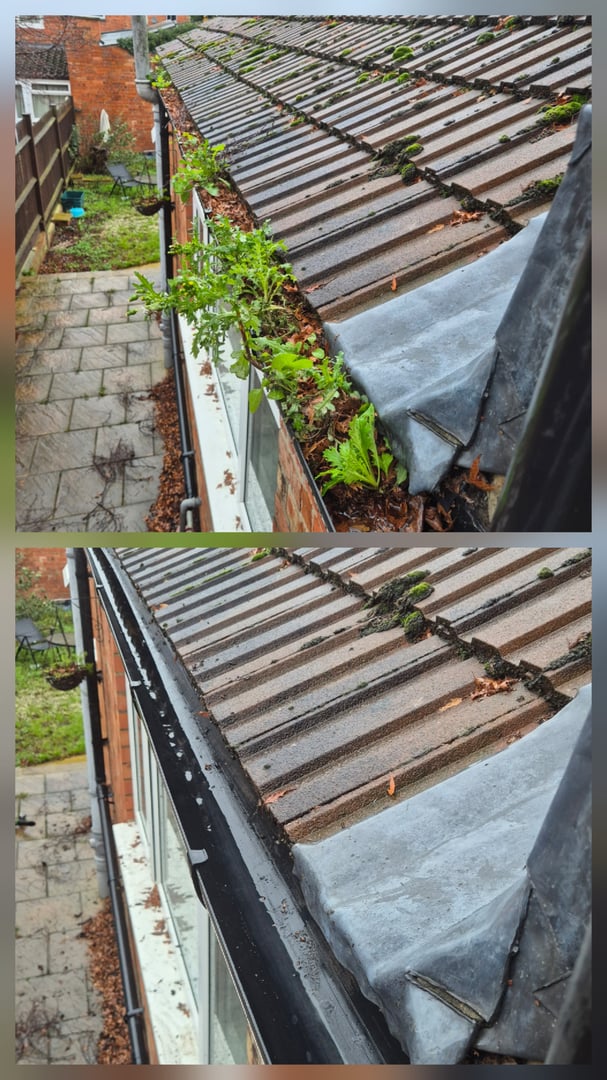 Gutter clearing transformation