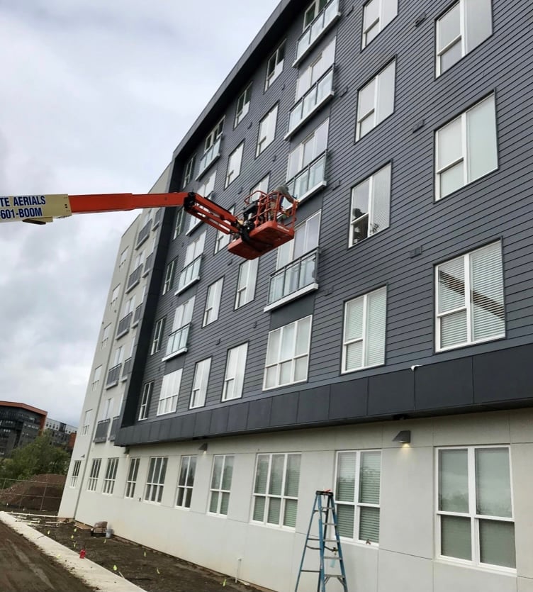 Proyecto comercial de pintura terminado - Calidad profesional