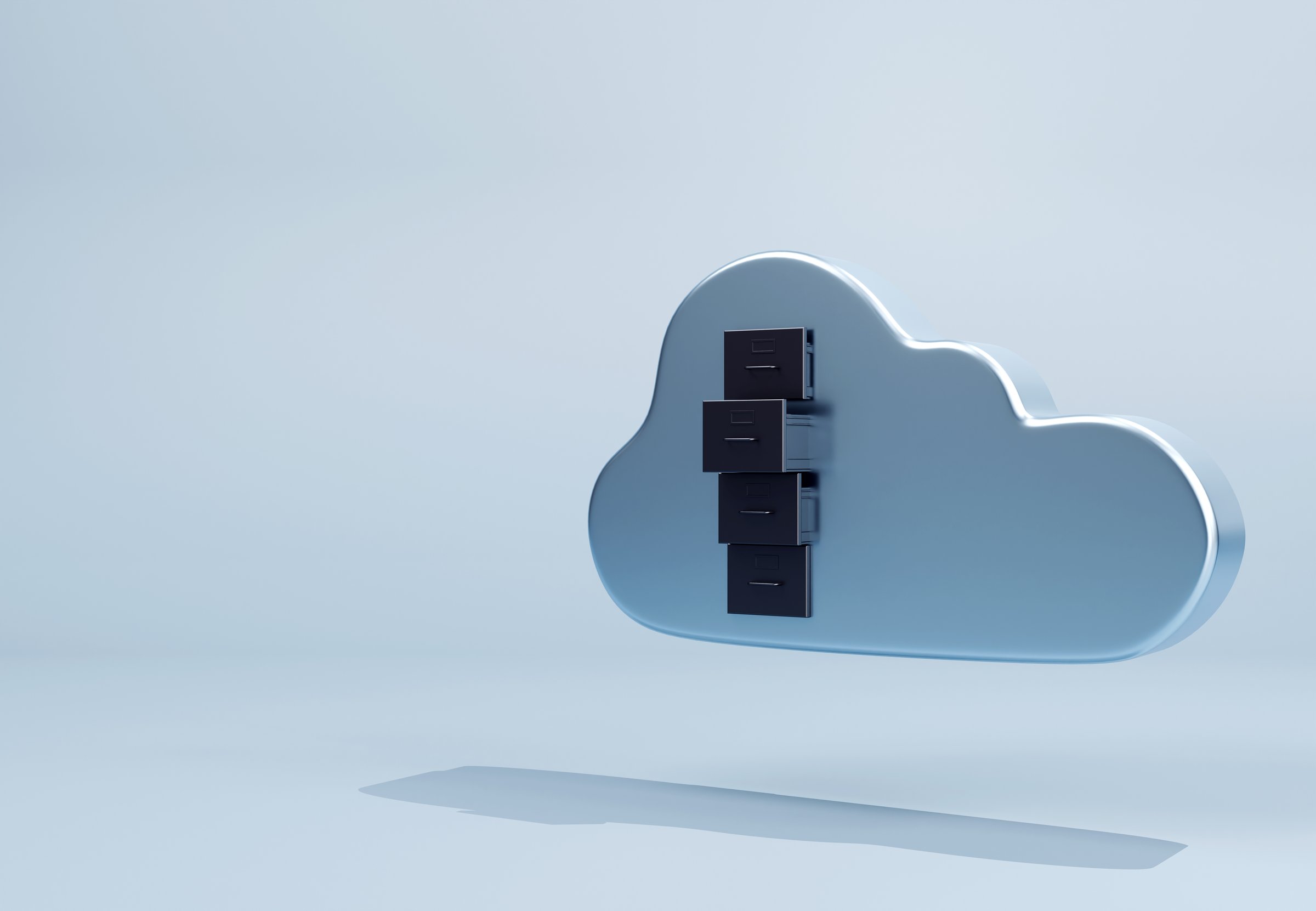 Cloud computing concept. Technology data center on cloud service.
