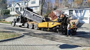 Commercial road construction project - JLT Express hauling services