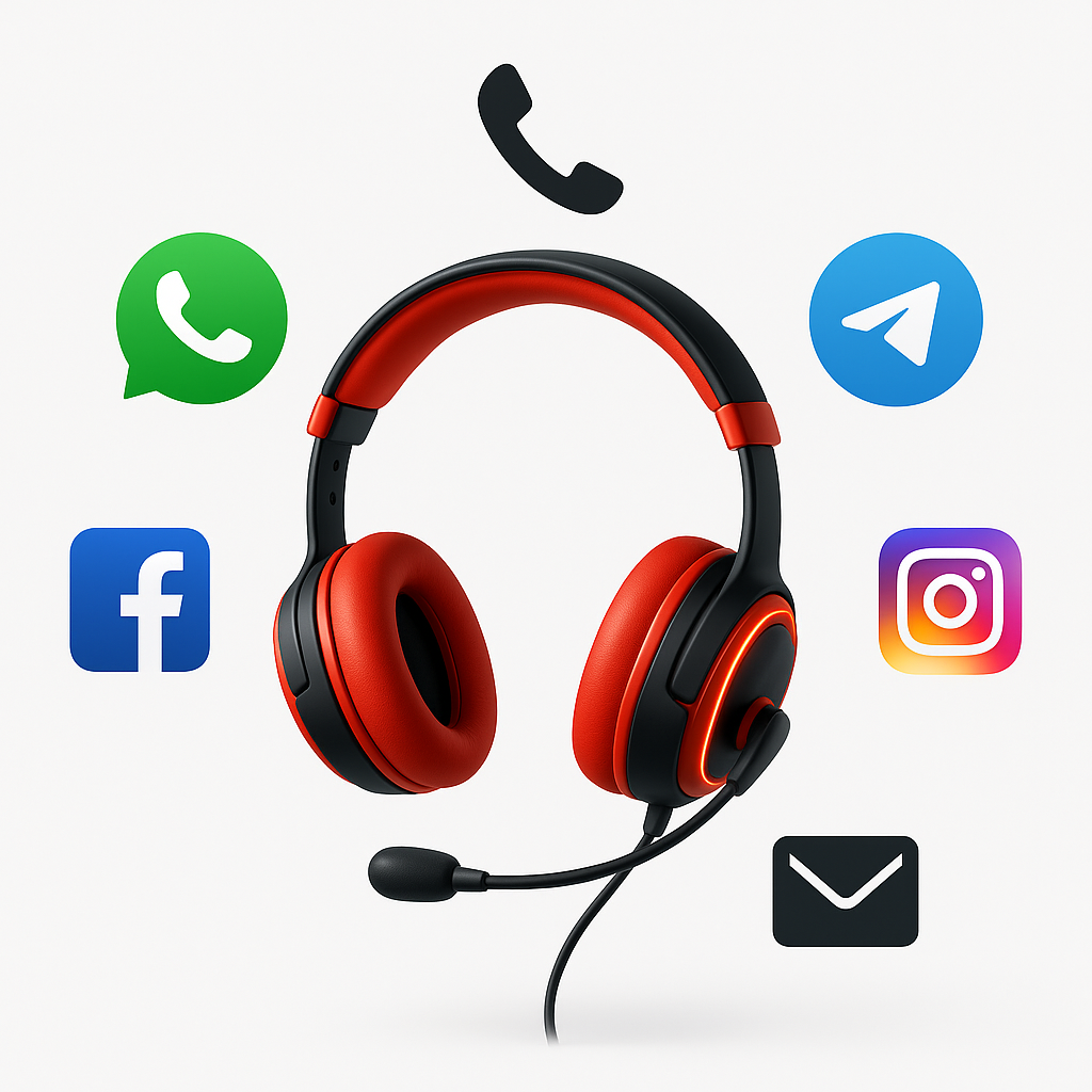 Persona atendiendo llamadas en contact center