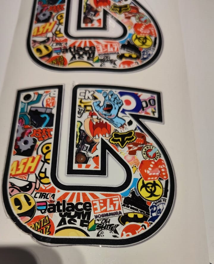 Etiquetas clear transparentes con corte especial personalizado profesional