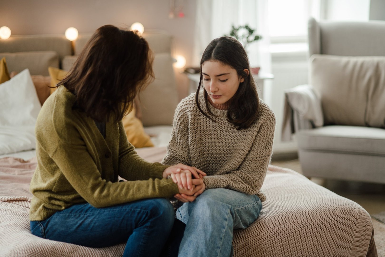 Parents and Teenagers Communicating