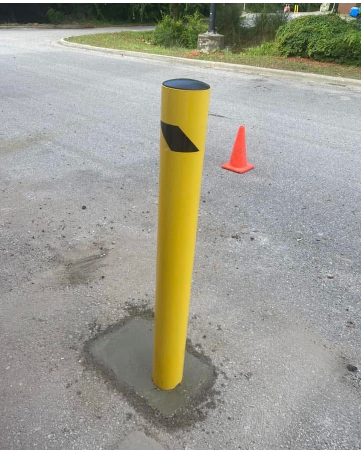 Professional asphalt maintenance project