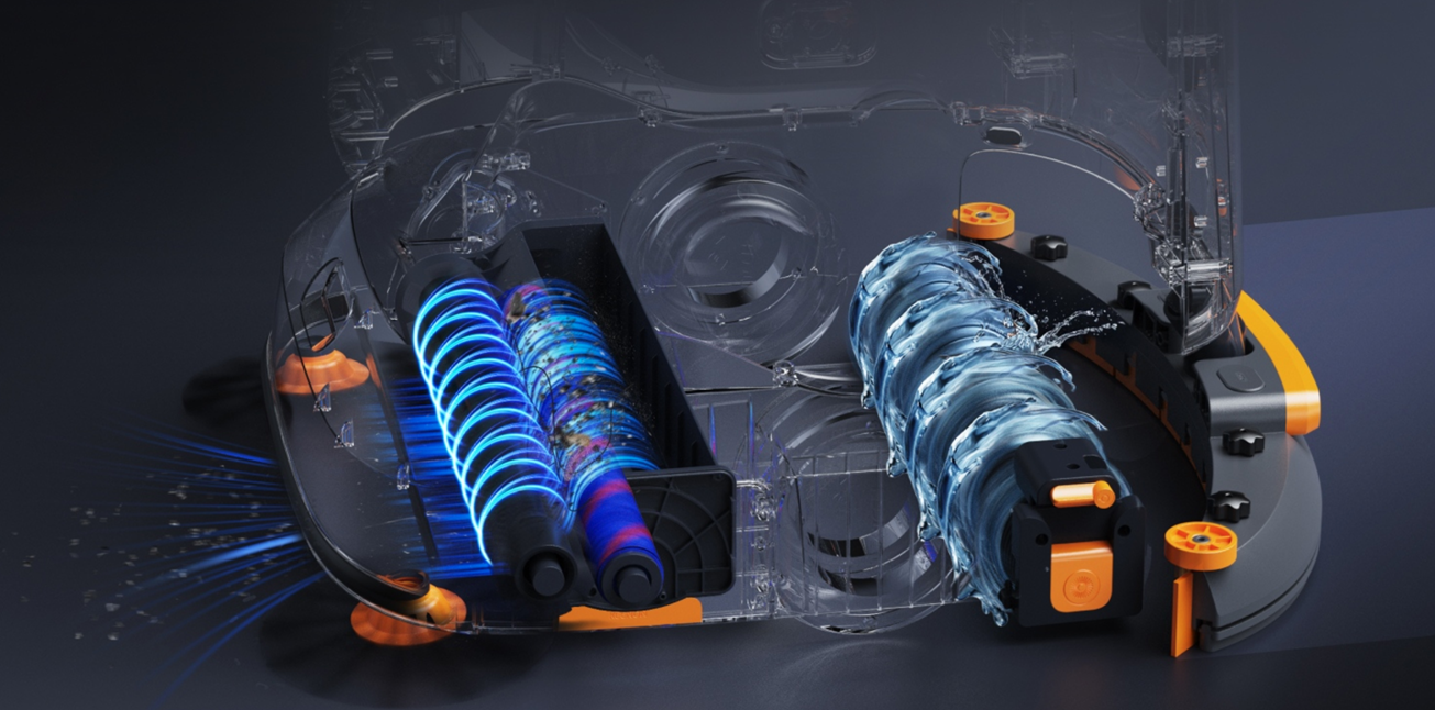 C40 Triple brush system