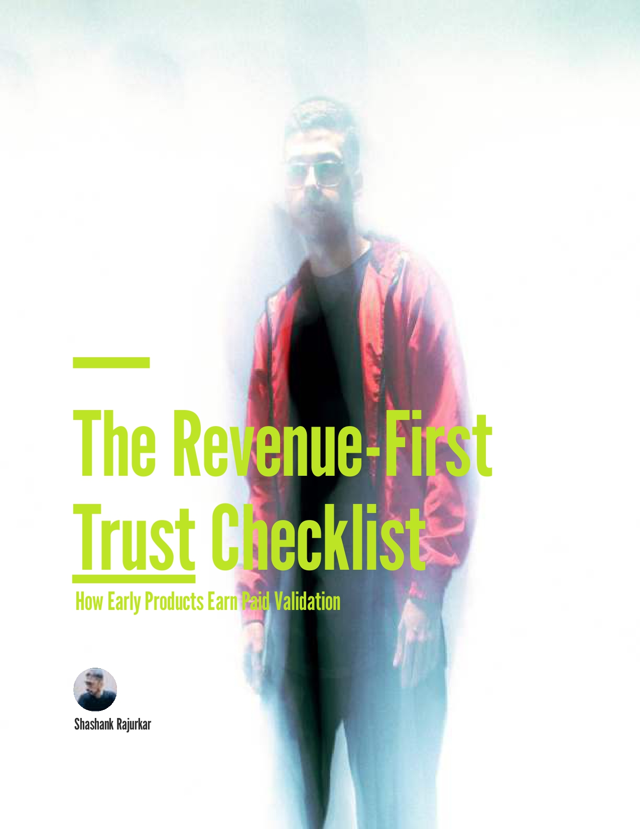 Revenue-First Trust Checklist Cover