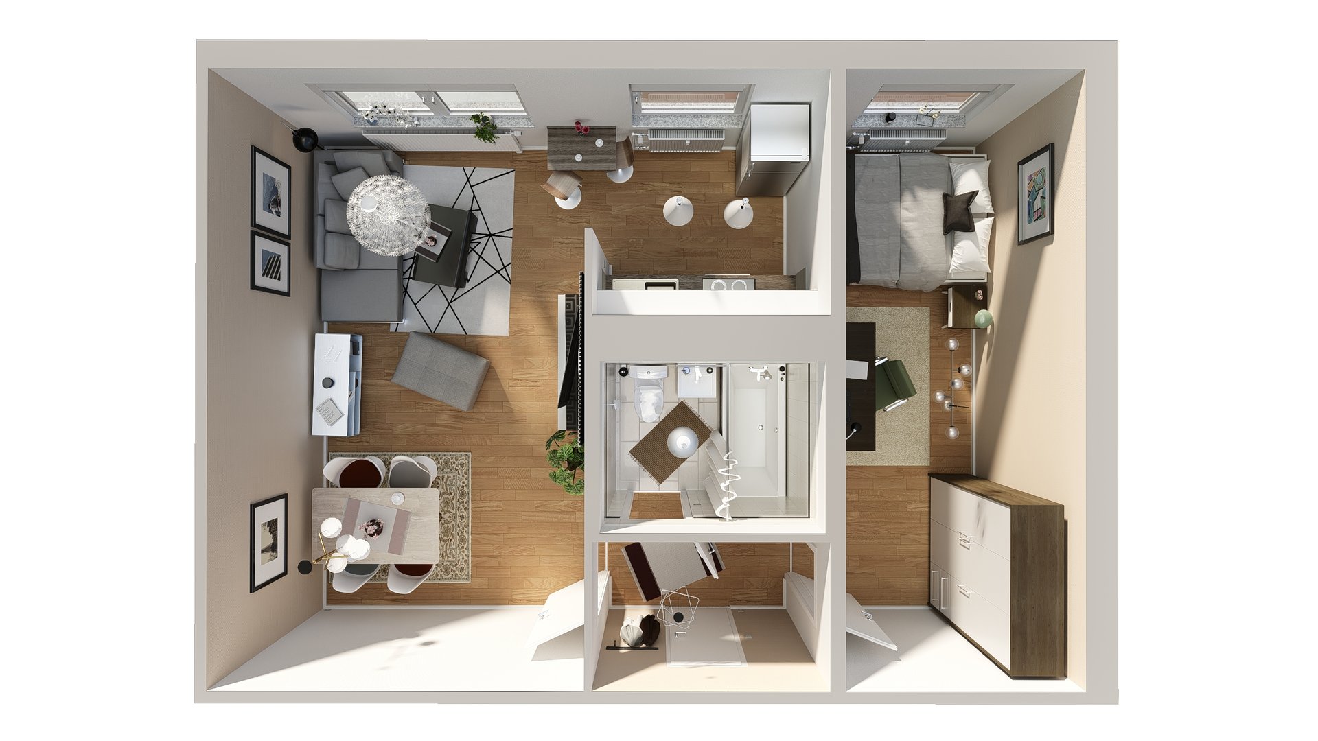 3D-Grundriss Pestalozzistraße Leipzig – professioneller Grundrissplan