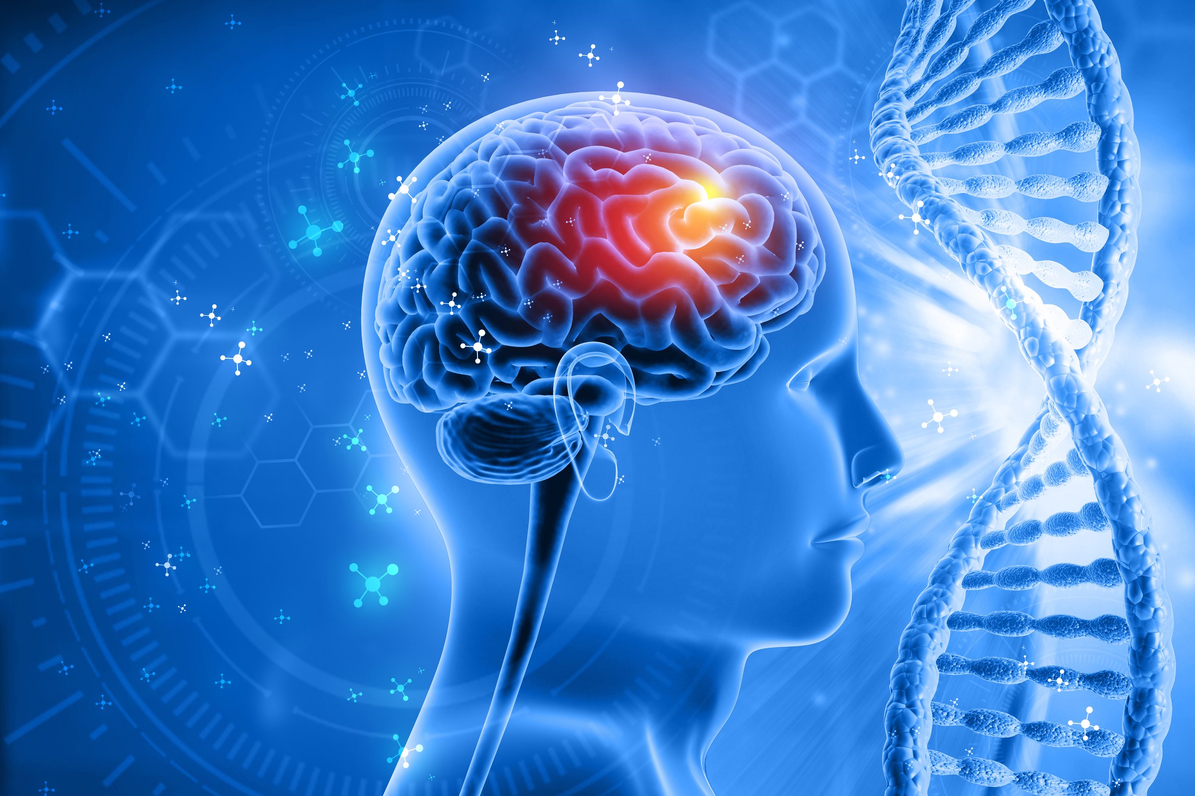 Brain fog concept image for post-viral cognitive fatigue