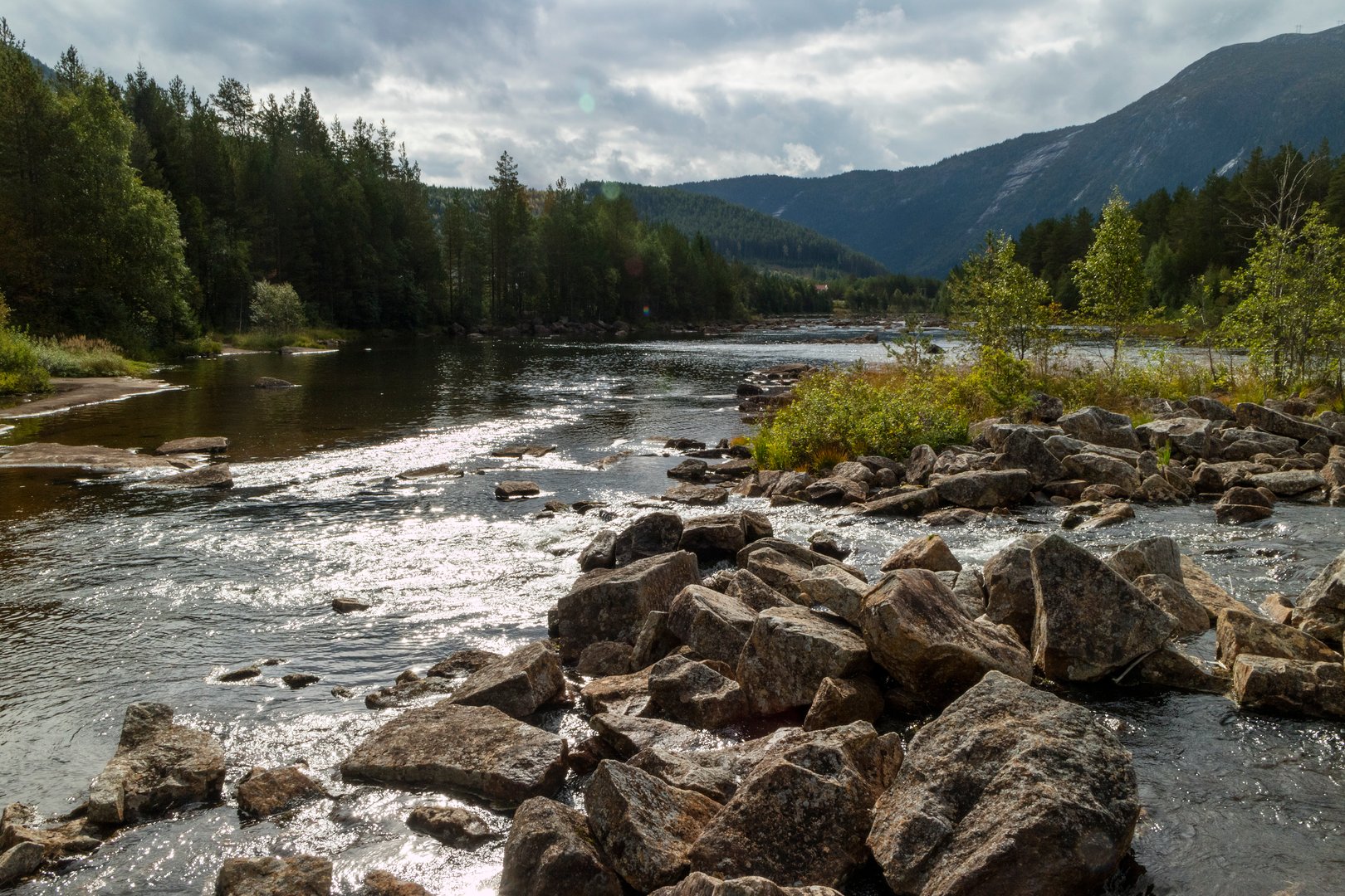River Otra in the Setesdal, Norway