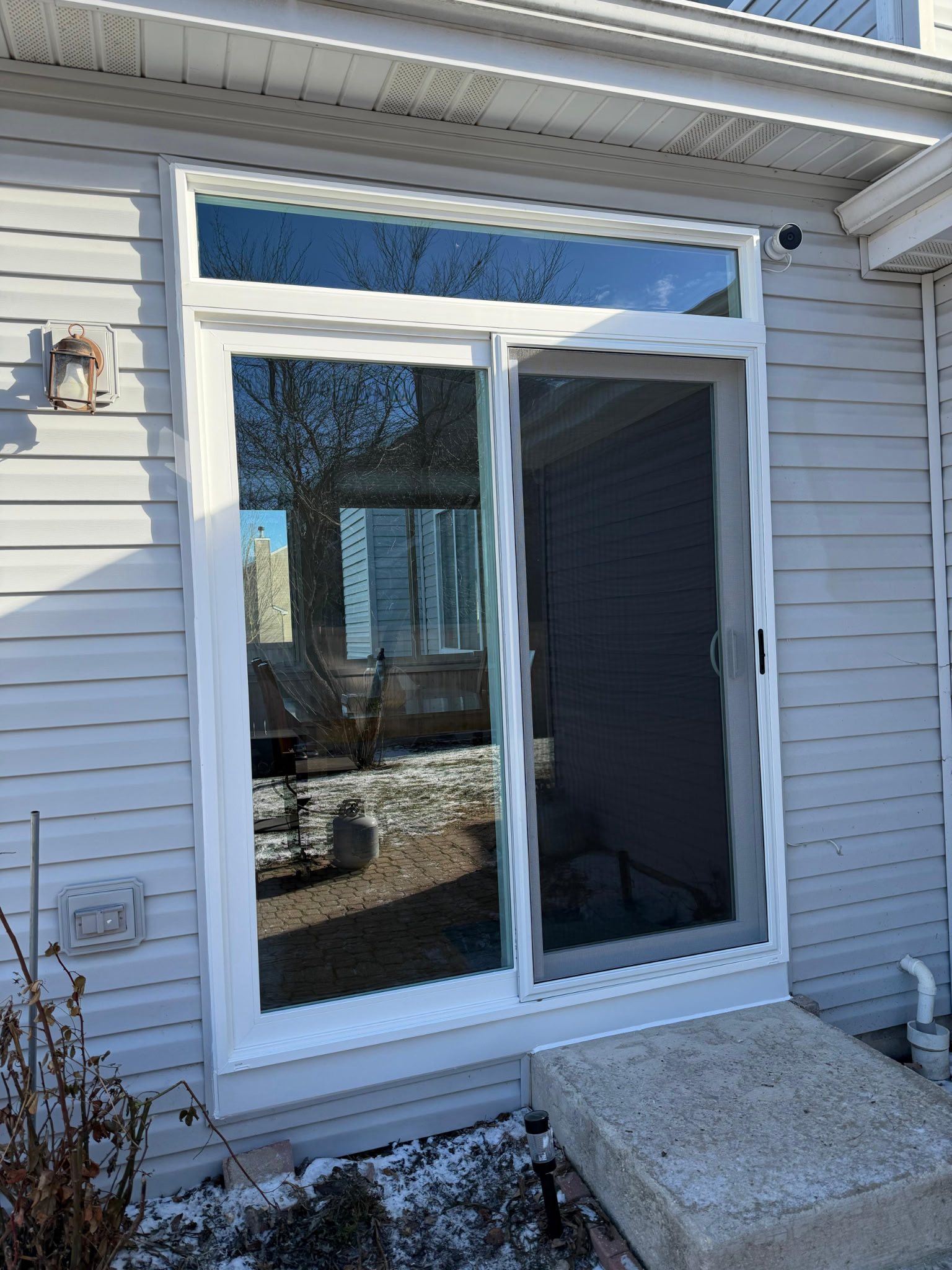 Patio door installation completed in Perrysburg Ohio