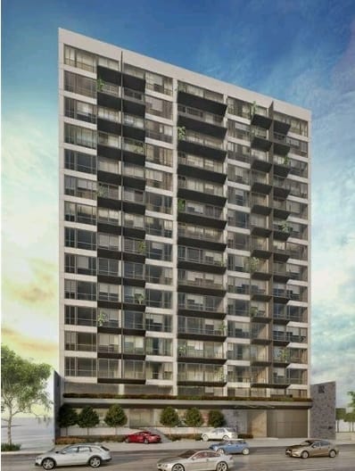 Edificio comercial con locales disponibles