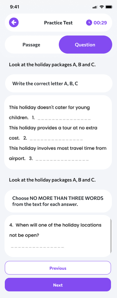 Interactive Learning Module Interface