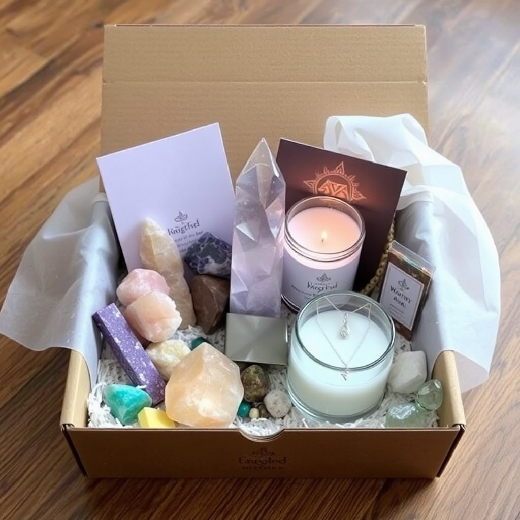 Mystery Angel Aura Quartz Box