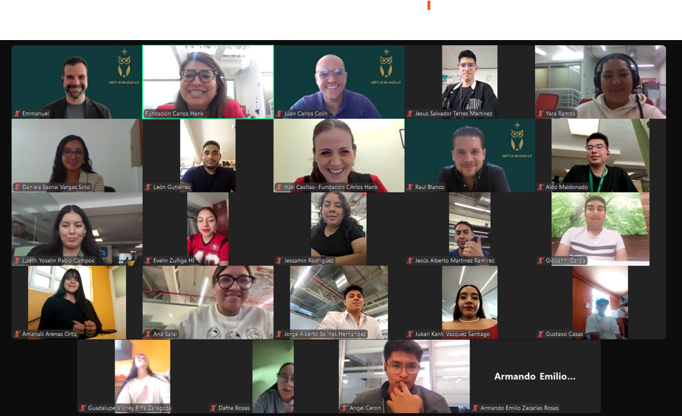 Sesión virtual en vivo