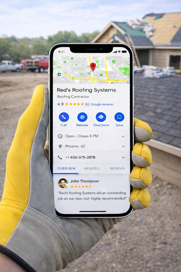 Contractor Google Business Profile Dashboard