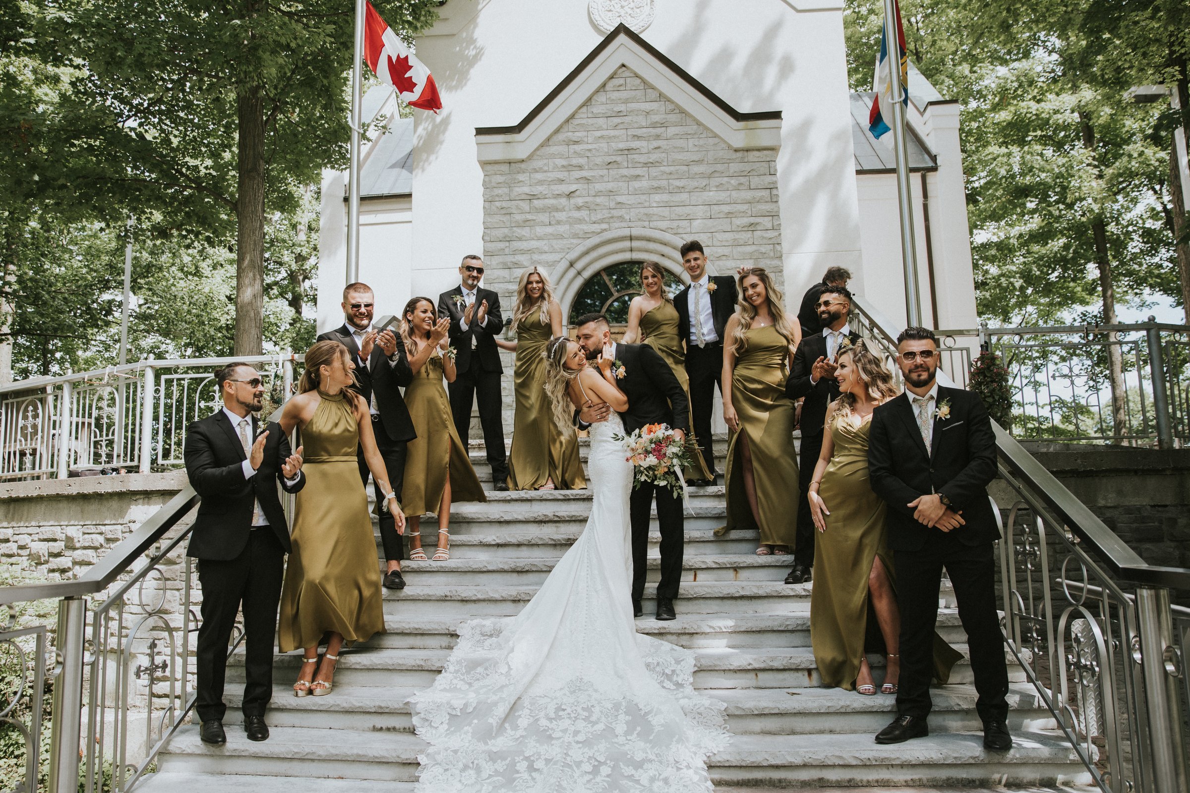 Beautiful wedding couple celebrating their special day at Veslo Wedding Venue