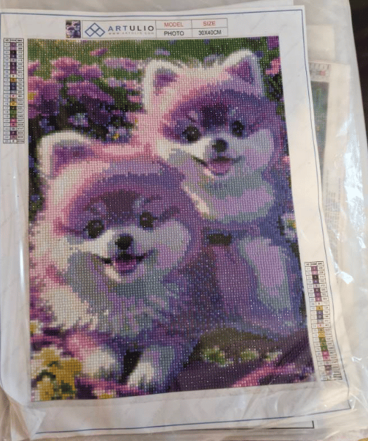 Haft diamentowy - dzieło 3