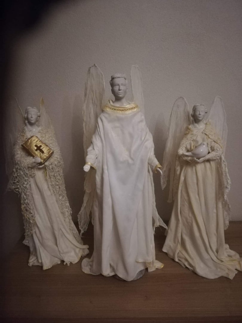 Ręcznie robiony anioł