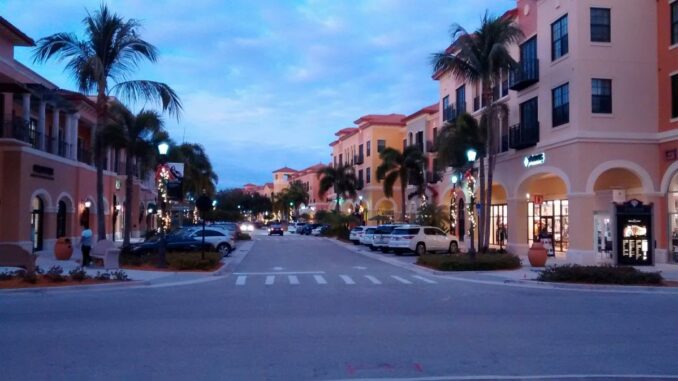 Downtown Cape Coral waterfront view