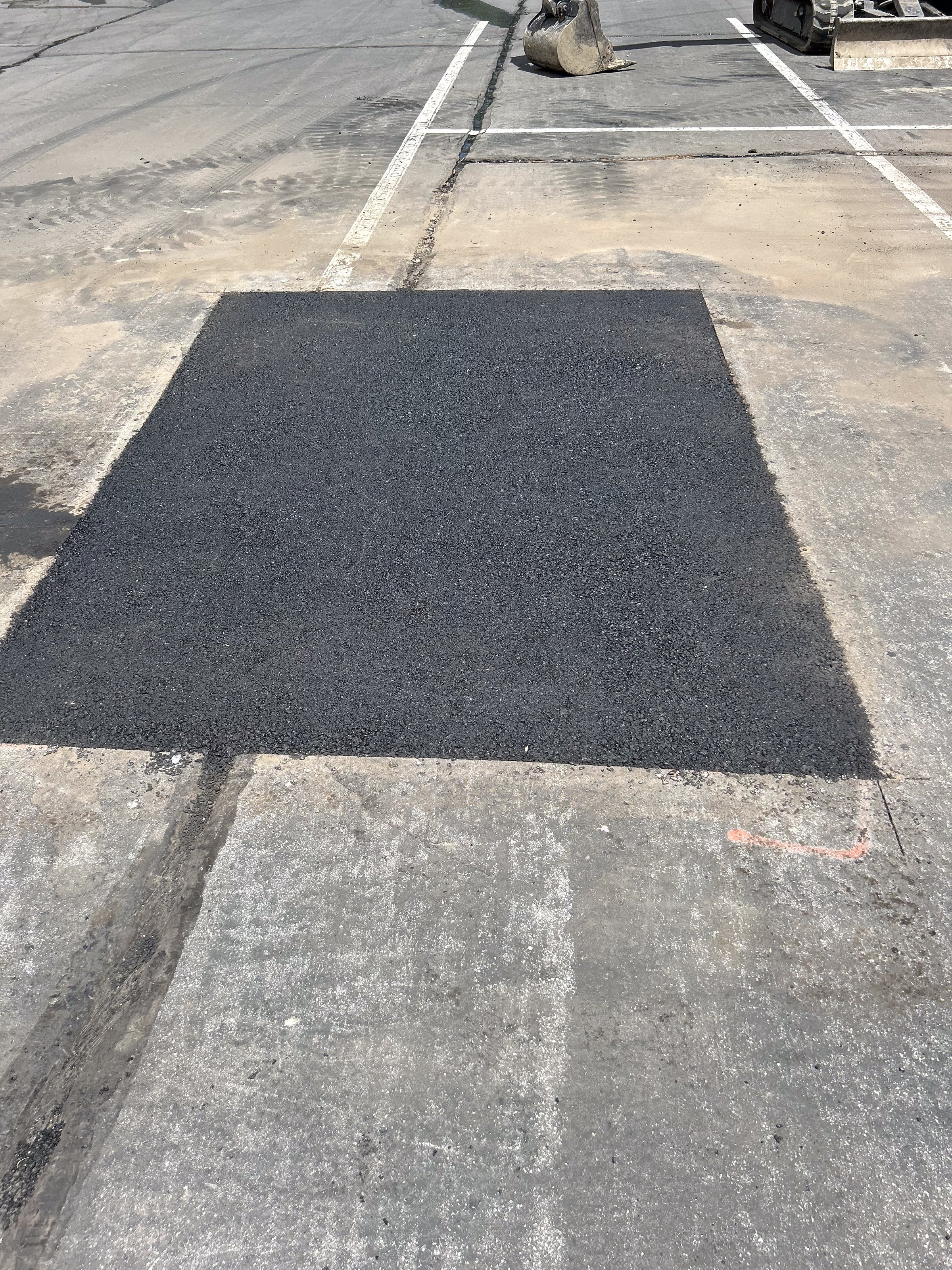 Asphalt patch work project