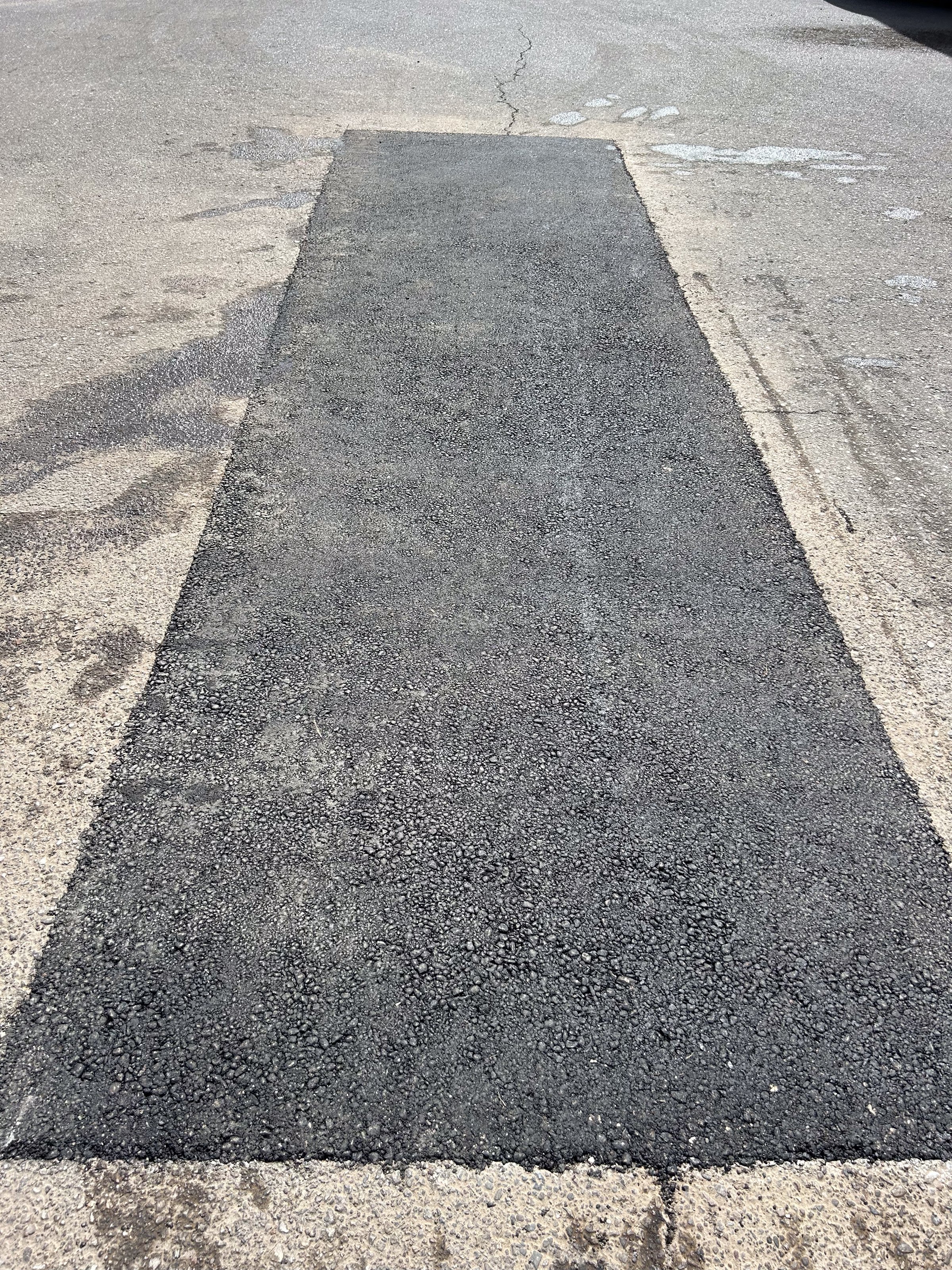 Asphalt patch work project