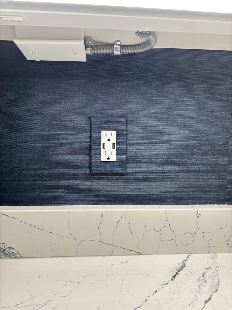 Wallpaper installation project