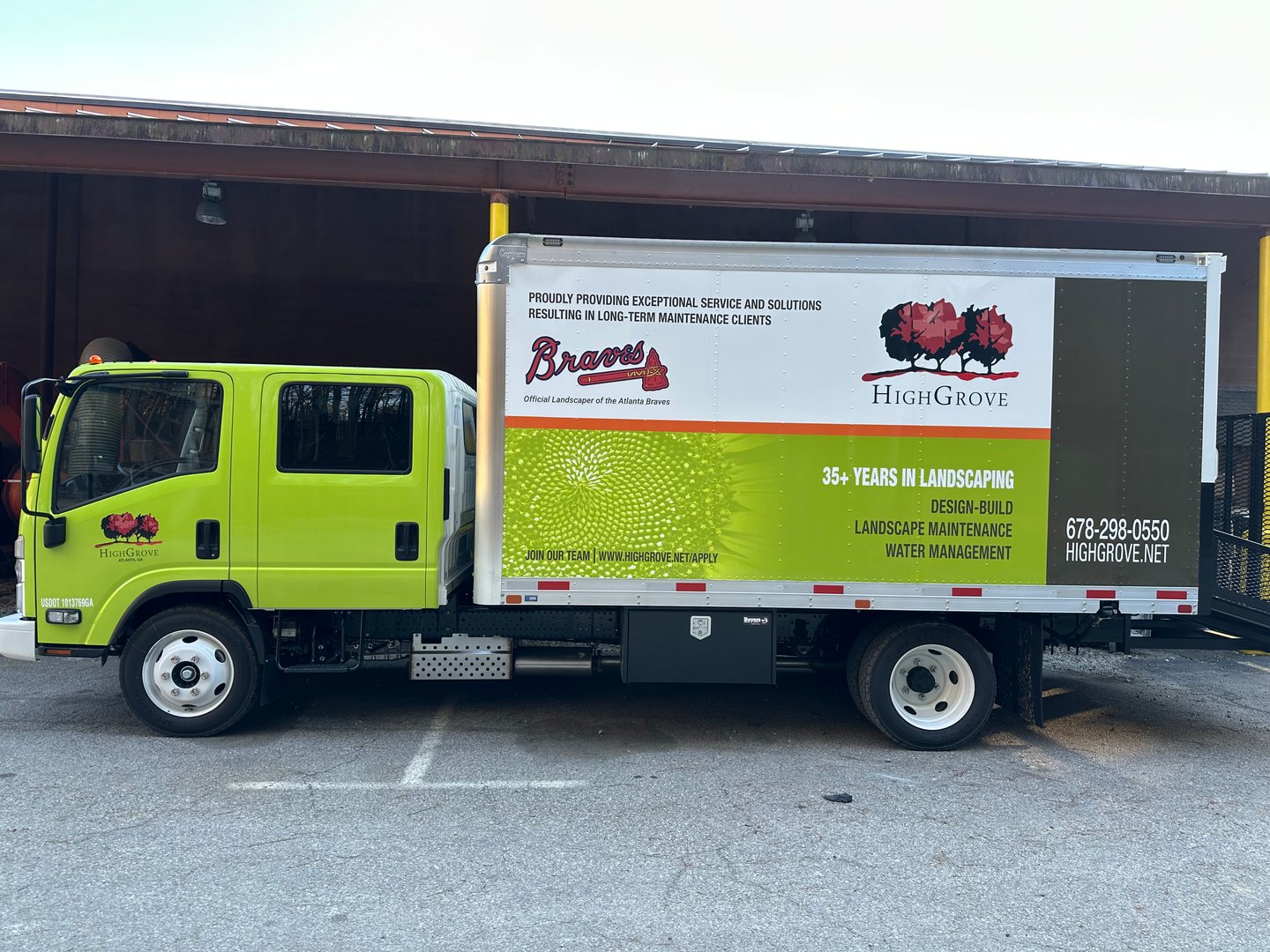 Fleet vehicle branding - The Wrap District installation