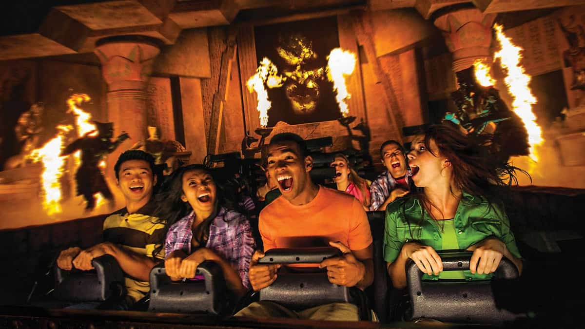 Revenge of the Mummy ride