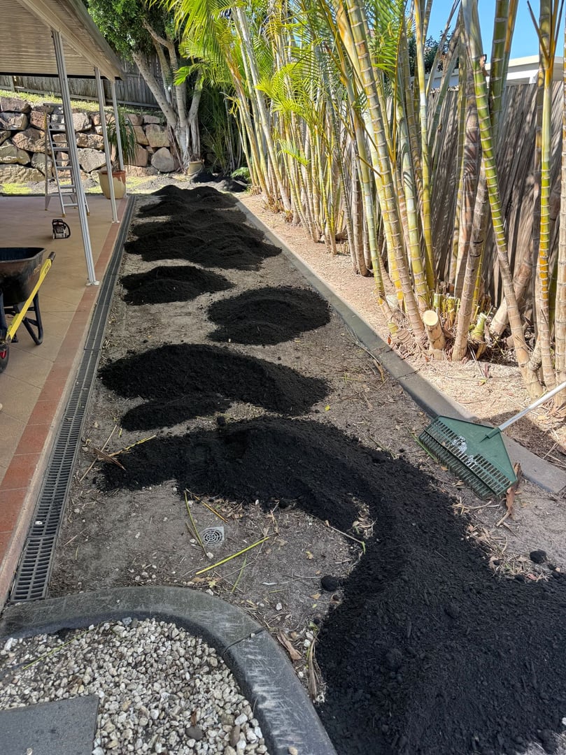 Before garden maintenance