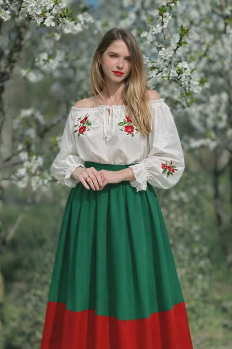 Spódnica na zakładkę