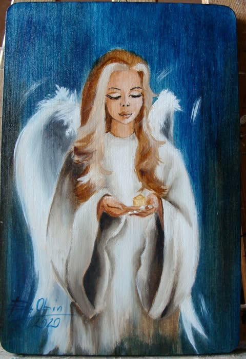 Anielica ze świeczką