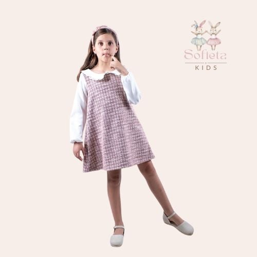 Vestido tipo Jumper moderno y casual